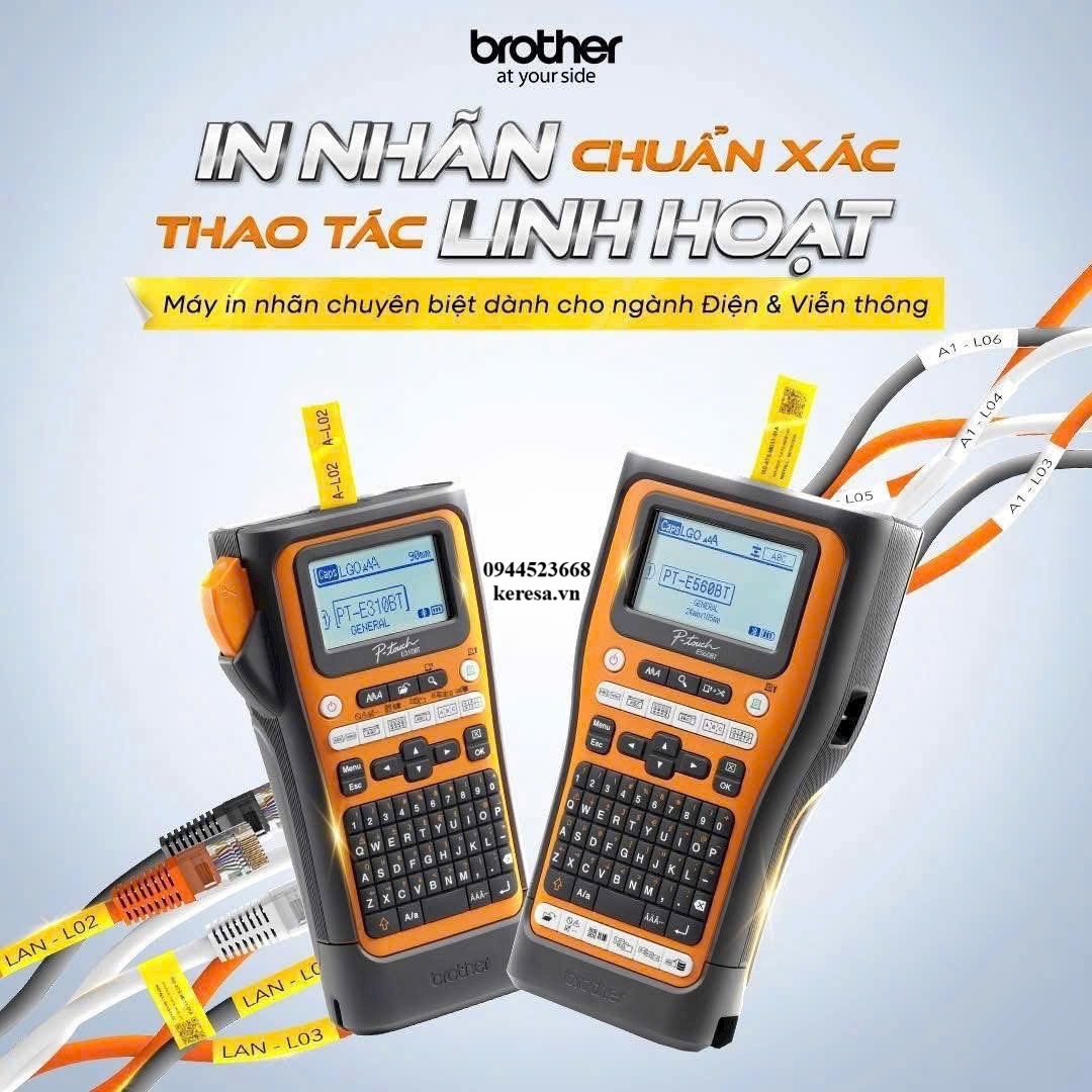 Nơi bán máy in nhãn Brother, máy in ống Brother chính hãng, giá cạnh tranh nhất